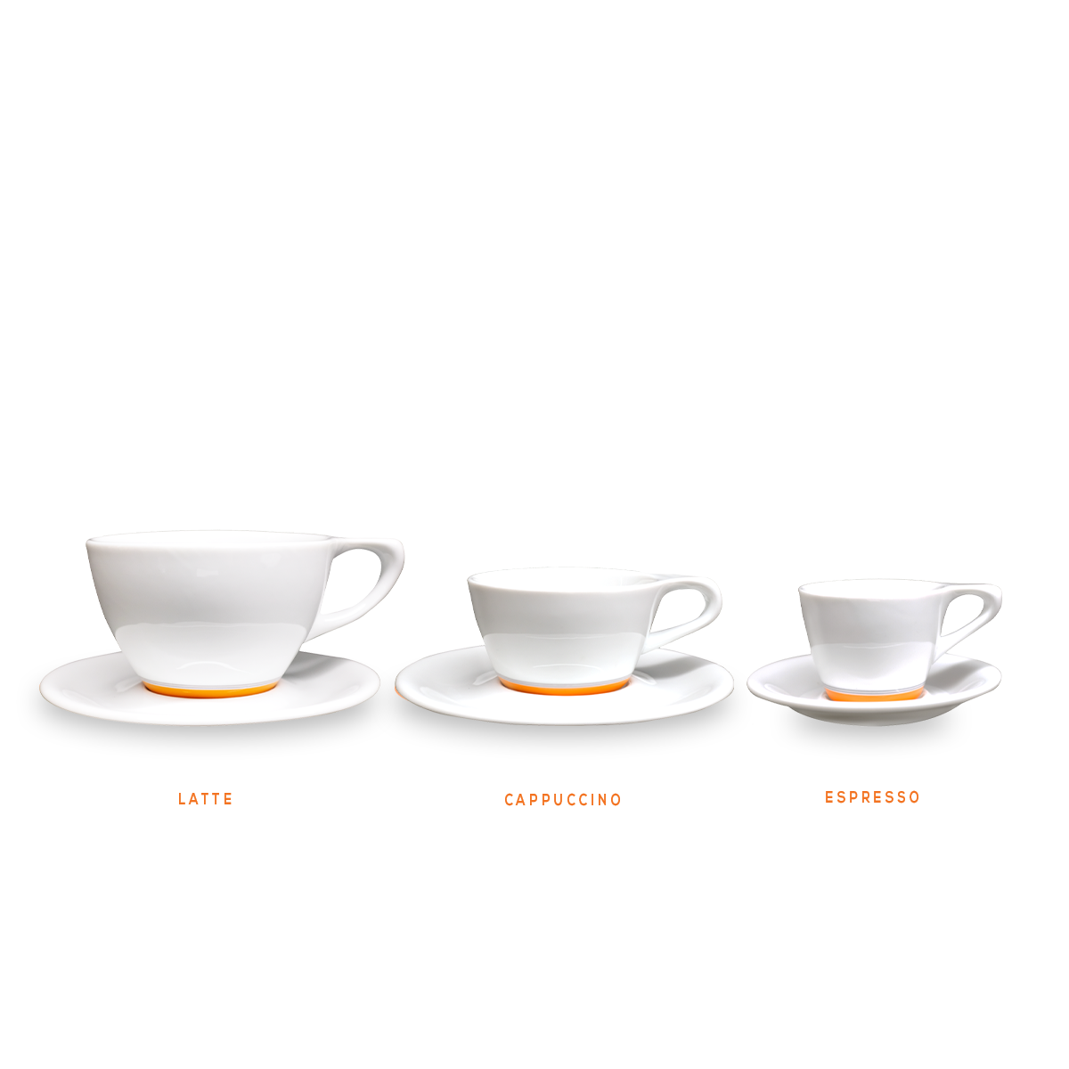 Nespresso Collection 4 Sets Espresso Cappuccino Cups & Saucers